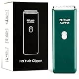 Grimgrow Dog Cat Home Hair Waterproof Clipper Portable Electric USB Rechargeable Pet Grooming Tools Low Noise Shaver Cordless Trimmer for Small and Large Pets
