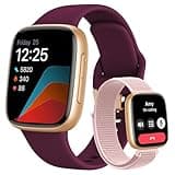Smart Watch for Women, 1.85" AMOLED Always-On Display Screen Smartwatch for iPhone & Android, 3ATM Waterproof Fitness Tracker with Bluetooth Call, Heart Rate/Sleep/SpO2 Monitor, 120+ Sport Modes