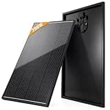 MeenJewe 1PCS 200 Watts 12 Volt Solar Panels 200W Soalr Panel High Efficiency Monocrystalline Waterproof Solar Panel for Car Automotive Boat Marine RV Trailer