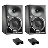 Neumann KH 120 MKII Active 5.25" 2-Way Studio Monitor (Anthracite, Pair) Bundle with 2X Auray IP-S Isolation Pad