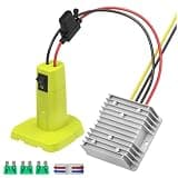 GPSIARKHAZ M11K-Step Down Converter for Ryobi 18V Battery,DC Power Inverter Adapter DC Voltage Regulator 12V 15A 180W Voltage Converter