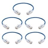 ENCASED Cat6 Ethernet Patch Cable, 10Gbps, 1 ft - 5 Pack