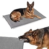 Veehoo Chew Proof Dog Crate Pad, Indestructible Dog Bed Crate Mat with Reinforced Stitching, Large Chew Resistant Kennel Pad for Aggressive Chewers, Machine Washable, 35" x 22"