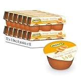 Mott’s No Sugar Added Dessert Dreamland Orange Swirl Bar Applesauce Cups, 3.9 oz cups, 72-count (12 Packs of 6) Made With Real Fruit, Good Source of Vitamin C, On-the-Go, Nutritious Snack