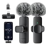 SUDEHO Heavy-Duty Wireless Twin Mic, Noise Isolation, USB-C Direct Connection for Android (Velvetblack, XLarge)