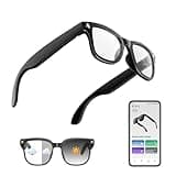 AI Smart Glasses for Men and Women, Bluetooth Glasses with ChatGPT AI Assistant, Real-Time Translation, Meeting Transcription, Open-Ear Audio & Hands-Free Calling, Flashlight, Photochromic Lens