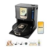 Shark Robot Vacuum & Mop Combo, PowerDetect ThermaCharged NeverTouch Pro, Self-Emptying, Self-Refill with Heated Mop Cleaning, 60-Day Capacity,30-Day Tank, 6 Power Detect Technologies, Black, RV2920XE
