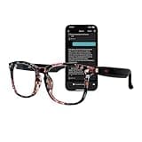 MNVOEQ AI Smart Glasses, 164 Language Translation Glasses, Bluetooth Glasses with Speakers for Music and Calls, Photochromic Lenses, 170mAh Battery for Men Women, Travel, Work and Sports