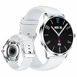 Yihou Fitness Trackers Smart Watches for Women Men with Heart Rate Monitor Pedometer Sleep Tracker Ultra Thin for iOS Android Grey Silicone
