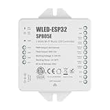 BTF-LIGHTING SP805E WLED Controller ESP32 with Mic, USB-C UART, DIY Dynamic Modes Addressable LED Controller for WS2812B WS2811 SK6812 WS2814 LED Strip/Matrix Supports PWM Dim CCT RGB RGBW RGBCCT LED