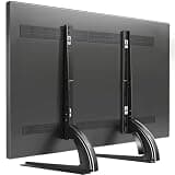 TAVR Universal Table Top TV Stand Mount for 27 30 32 37 40 43 47 50 55 60 65 Inch LCD LED Flat/Curved Screen TVs, Height Adjustable TV Legs, Strong TV Base Holds up to 88 lbs, Max VESA 800x500mm