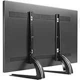 TAVR Universal Table Top TV Stand Mount for 27 30 32 37 40 43 47 50 55 60 65 Inch LCD LED Flat/Curved Screen TVs, Height Adjustable TV Legs, Strong TV Base Holds up to 88 lbs, Max VESA 800x500mm