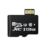 128GB Micro SD Card, High Speed TF Memory Card, Waterproof Portable Storage Card for Dash Cam, Smartphone, Camera, Tablet, Drone
