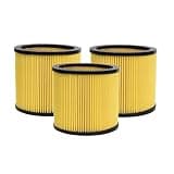 Replacement Cartridge Filter, Compatible For Vacmaster 5-16 VBV1210, Gallon Wet And Dry Vacuum Cleaner(3 pcs)