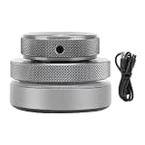 Adfaga Volume Control Knob USB C Wired Multimedia Controller with RGB Light for PC Tablet Phone Customizable Shortcut Keys Adjustable Screen Brightness Gray 55mm