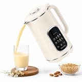 Adorabby Nut Milk Maker Blender, 40oz Soy Milk Maker with 12-Blade Blender, 10-in-1 Almond Milk Maker for Oat Milk, Soy Milk, Juice, Smoothie, Baby Food, Self-Cleaning, 18H Delay Start