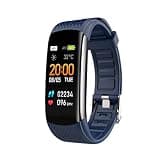 Wotinskrp Heartcalm Fitness Tracker Smart Band, Heart Rate Sleep Step Activity Monitor (Blue)