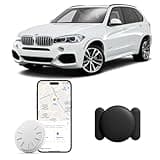 GPS Tracker for Vehicles, No Subscription Tracker Device for Vehicles, Car Tracker, Hidden Vehicle Locator, Magnetic Waterproof GPS Tracker, Accurate Tracking, iOS Only (1PCS, Black)