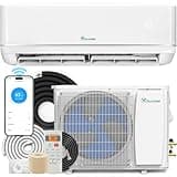 YITAHOME 18000 BTU Mini Split AC/Heating System, WiFi Enabled 21 SEER2 208-230V Inverter Pre-charged AC Compatible with Alexa, Cool Up to 1250 Sq. Ft, Complete Installation Kit, 1.5 Ton