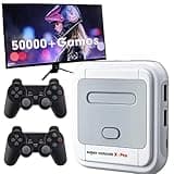 Super Console X PRO Retro Video Game Console,Video Game Console Systems for 4K TV HD/AV Output ,30,000+ Classic Games, 70+ Emulators for PS1/PSP/N64/DC &(256G Card)