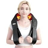 cotsoco Neck Massager, Shiatsu Shoulder and Back Neck Massager with Heat, Neck Massager Pillow for Neck for Body Muscle Pain Relief, Neck Massager Gifts for Mom Dad Women Men, Home, Office Car Use
