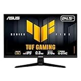 ASUS TUF Gaming Series 5 24.5” 1080P Monitor (VG259QMR5A) - Fast-IPS, 310Hz, 0.3ms, G-SYNC Compatible, FreeSync Premium, Extreme Low Motion Blur Sync, 99% sRGB, DisplayWidget, Gaming AI, 3 yr warranty