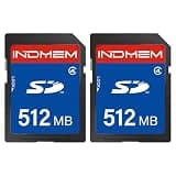 SD Card 512MB (2 Pack), Class 4 Flash Memory Cards MLC Stanard Secure Digital Cards, 512MB(2pc)