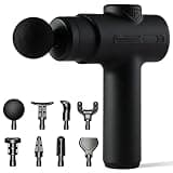DiazEase Massage Gun Deep Tissue, Handheld Neck Massager, Portable - 6 Adjustable Vibration Levels, Electric Back Massagers for Athletes, Home & Gym, Mothers Day Gifts
