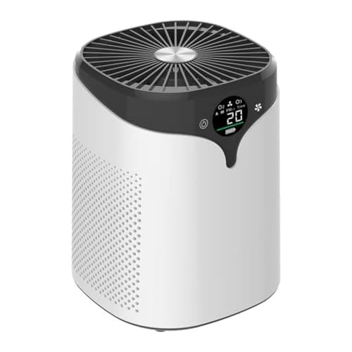 Coofbe Digital Display Negative Ion Air Purifier Dust Pollen Bacterial Formaldehyde Remover with Hepa Filter