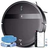 Kilgone Robot Vacuum and Mop Combo – Ultra-Slim & Quiet, No-Tangle, Smart 3D Obstacle Avoidance, Auto Recharge for Pet Hair, Hard Floor & Low-Pile Carpet, App/Alexa Control