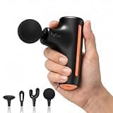 HYFUN H1 Super Mini Massage Gun, Compact Portable Deep Tissue Massage Gun, Pocket-Sized Sports Travel Massager, Percussion Muscle Massager Gun for Home, Gym, Office, Black