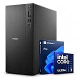Dell Tower Desktop ECT1250 Ai Computer - Series 2 Intel Core Ultra 7-265F Processor, 32GB DDR5 RAM, 2TB NVMe SSD, GeForce RTX 5060 8GB GDDR6, Wired Keyboard and Mouse, Windows 11 Pro, Black