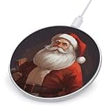 Santa Claus Wireless Charger Magnetic Phone Induction Charger 10w Fast Wireless Charging Station Compatible with iPhone 17 16 15 14 13 12 Pro Max Samsung Galaxy S25 S24 S23
