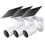 Tapo SolarCam 1080p Outdoor Wireless Security Camera, Battery Power with Solar, Person Detection, Subscription-Free Local Storage/Optional Cloud, Works with Alexa & Google Assistant, C402 KIT(3-Pack)