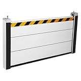 Aluminum Unit Module Flood Protection Barrier Reusable Baffle Flood Barrier for Front Door/Basement Entrance/Backyard Removable Temporary Dams 48.03x23.62in