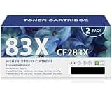 Ksuellpwr 83X CF283X Toner Cartridge Black High Yield for Laser Jet M225dw
