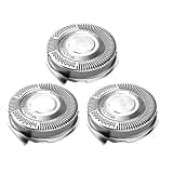 SH50 Replacement Heads,Compatible for Philips Series 5000 Shavers, AquaTouch, PowerTouch, S5210 S5370 PT730 AT810 Electric Razors(3 pcs kit)