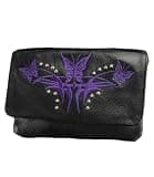 Milwaukee Leather Women’s Convertible Leather Bag - Shoulder, Belt or Crossbody Carry w/Multi Pocket Storage - One Size