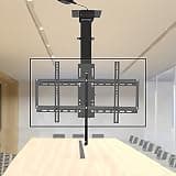UIYTJRT Motorized TV Mount - Adjustable Ceiling TV Mount Bracket - Electric TV Wall Mount, Fits Most 26-70 Inch TVs, with Remote and Switch Control Design, Podium Universal TV Floor Stand,