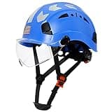 AOLAMEGS Blue Construction Safety Hard Hat - OSHA Approved ANSI Z89.1 Hard Hats with Visor for Men Women, High Impact ABS Vented Safety Helmet, 6 Point Suspension Hardhats, Cascos De Construccion