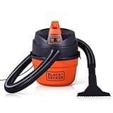BLACK+DECKER Shop Vacuum Wet and Dry, Small Shop Vac with Accessories, 1 Gallon 1.5 Peak HP, Wall Mount Mini Vacuum for Garage, Home and Pet, 60CFM (BDXV18101P-1H)