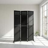 70 Inch Tall 3 Panel Room Divider 8.8 lbs Lightweight Wood Privacy Screen Freestanding for Bedroom Home Office Dorm