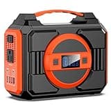 Portable Power Station 300W, Outdoor Solar Generator Backup Battery Pack 220Wh/60000mAh, Portable Laptop Charger with 110V AC Outlet for Home Use, Emergency Outage, Camping Travel, RV Trip