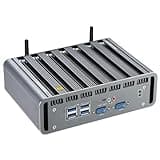 HKAIOT Fanless Industrial Mini PC J4125(4C/4T), Mini Computer Pre-Installed System, Mini Desktop PC 8GB DDR4 128GB M.2 SSD, 6*USB, Wi-Fi5.0 BT4.2, Type-C Support Triple Display