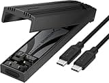 SABRENT USB C NVMe Enclosure, Tool-Free M.2 SSD Case for 2230-2280, 10Gbps USB 3.2 Gen 2 Adapter, Aluminum Cooling, External M.2 Drive Enclosure for NVMe SSDs (EC-PNVO)