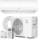 Garvee 12000 BTU Mini Split AC/Heating System, 19 SEER2 Inverter Split System Air Conditioners, Ductless Wall Mount Heat Pump, AC Unit Cool Up to 750 Sq. Ft, Installation Kits, 230V