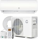 Garvee 12000 BTU Mini Split AC/Heating System, 19 SEER2 Inverter Split System Air Conditioners, Ductless Wall Mount Heat Pump, AC Unit Cool Up to 750 Sq. Ft, Installation Kits, 230V