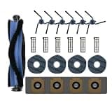 Replacement Parts Kit ,Compatible with Eufy X10 Pro Omni Robot Vacuum Accessories, Main Roller Brush Filters Dust Bags Side Brushes Mop Pads(22pcs)