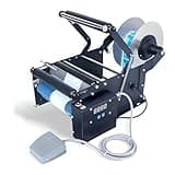 SENODON Plastic Bottle Labeler, Electric Label Applicator with 30pcs/min Speed. Compatible with 20-100mm Diameter Bottles,for Beverage Factories and DIY Bottling Projects.