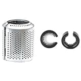 INF Outer Filter Cover Compatible with Dyson Hair HD01, HD03, HD07, HD08, and HD15, Hair Dryer Strainer Filter with Filter Cleaning Brush Replacement Parts, Part NO. 969497-01